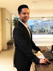 Stamford Leon International Hotel Management student