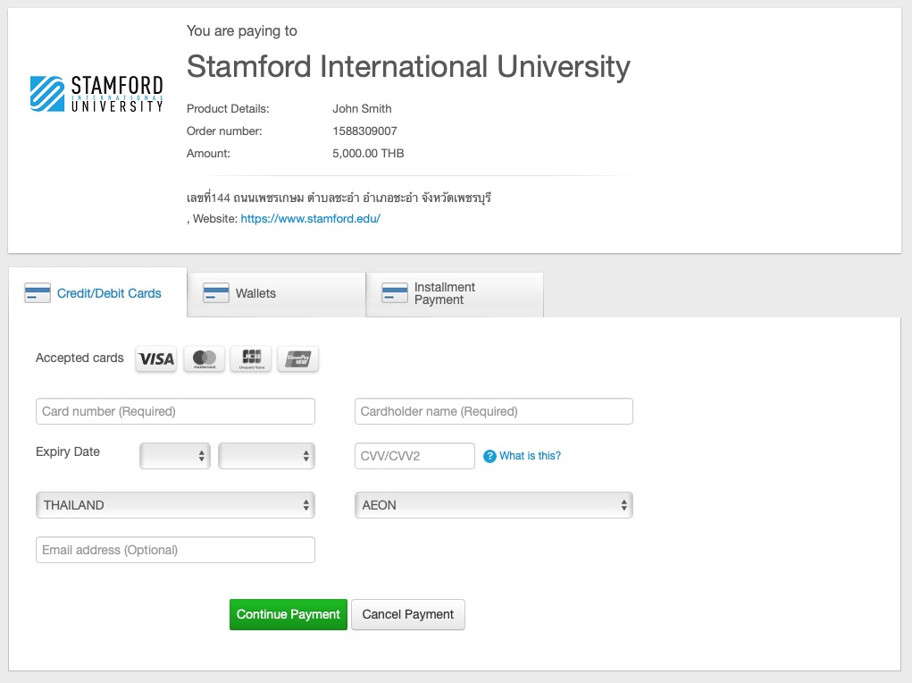 The guarantor must be panamanian or resident of panama. Sample Panamamnian Student Visa . Stamford Now Accepts Alipay And Wechat Pay And Cooperates With Multiple Banks On 0 Installment Stiu Thailand