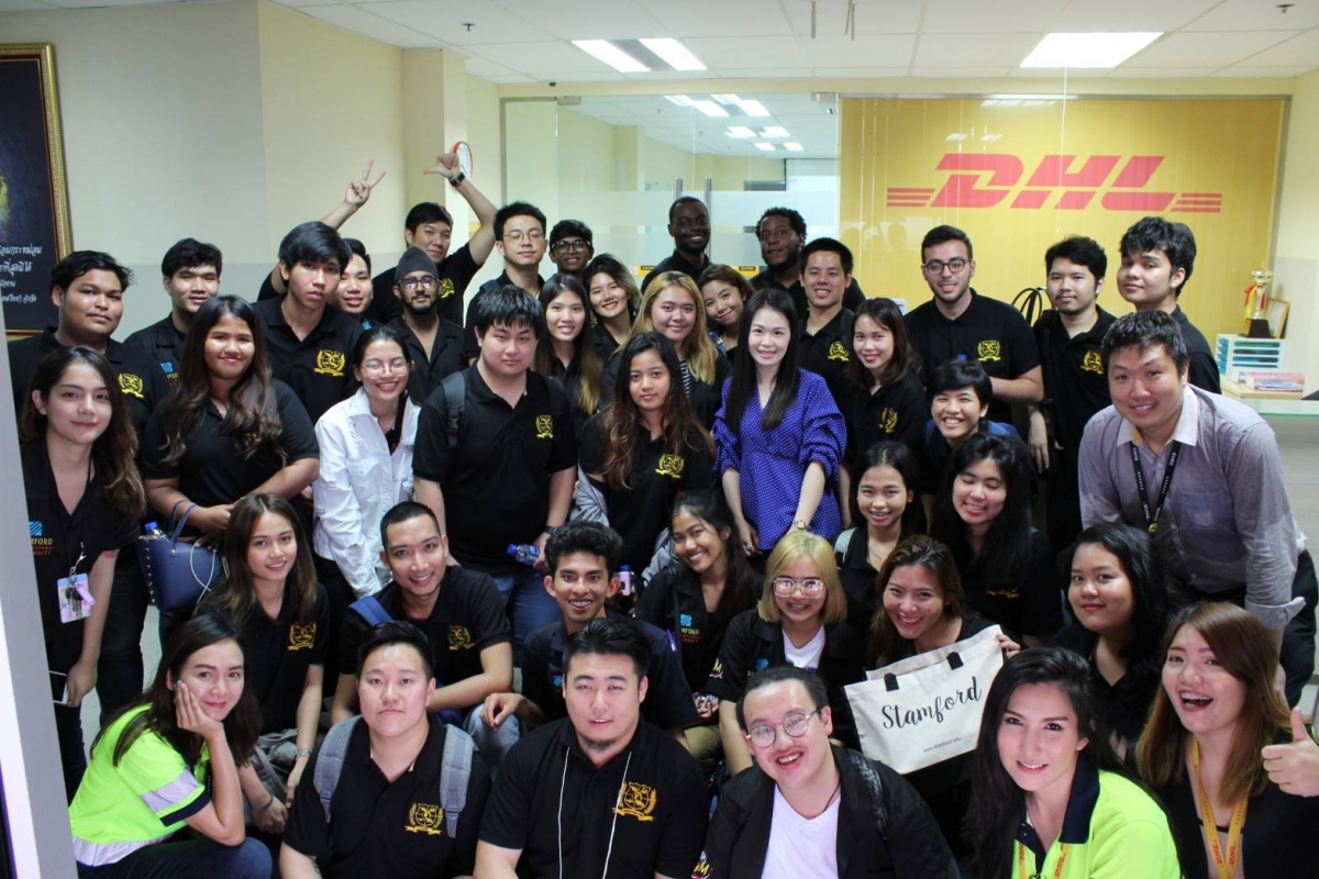 Stamford LGM students visit DHL